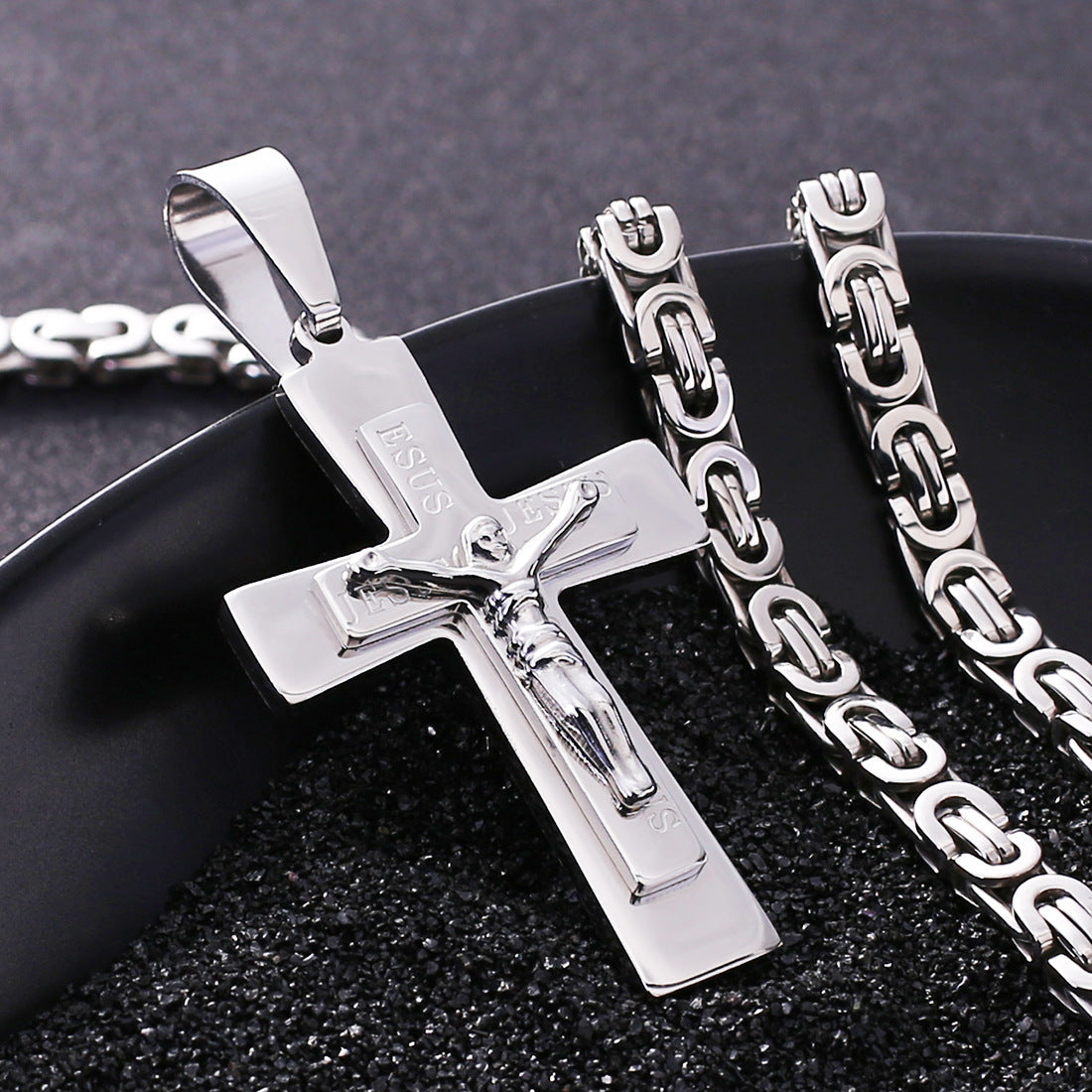 Exquisite Jewelry Gold Cross Pendant Necklace