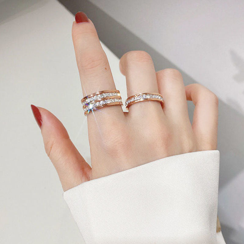 Women's Fashion Titanium Steel Ring