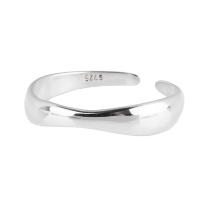 Special-interest Design Sterling Silver Ring Female Geometric Fashion