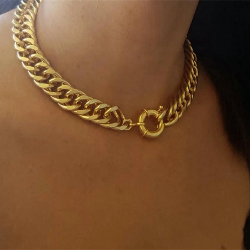 Women's Fashion Stainless Steel Hip Hop Chain