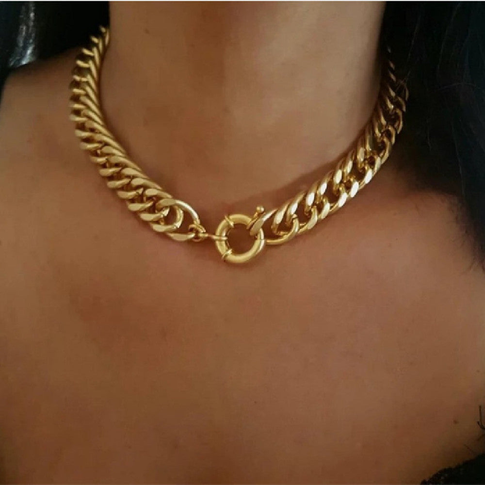 Women's Fashion Stainless Steel Hip Hop Chain