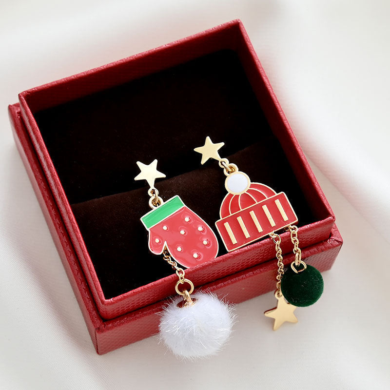 Christmas Earrings Holiday Gift Jewelry Girl