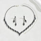 Bridal Jewelry Wedding Hair Accessories Accessories Necklace And Earrings Suite Women